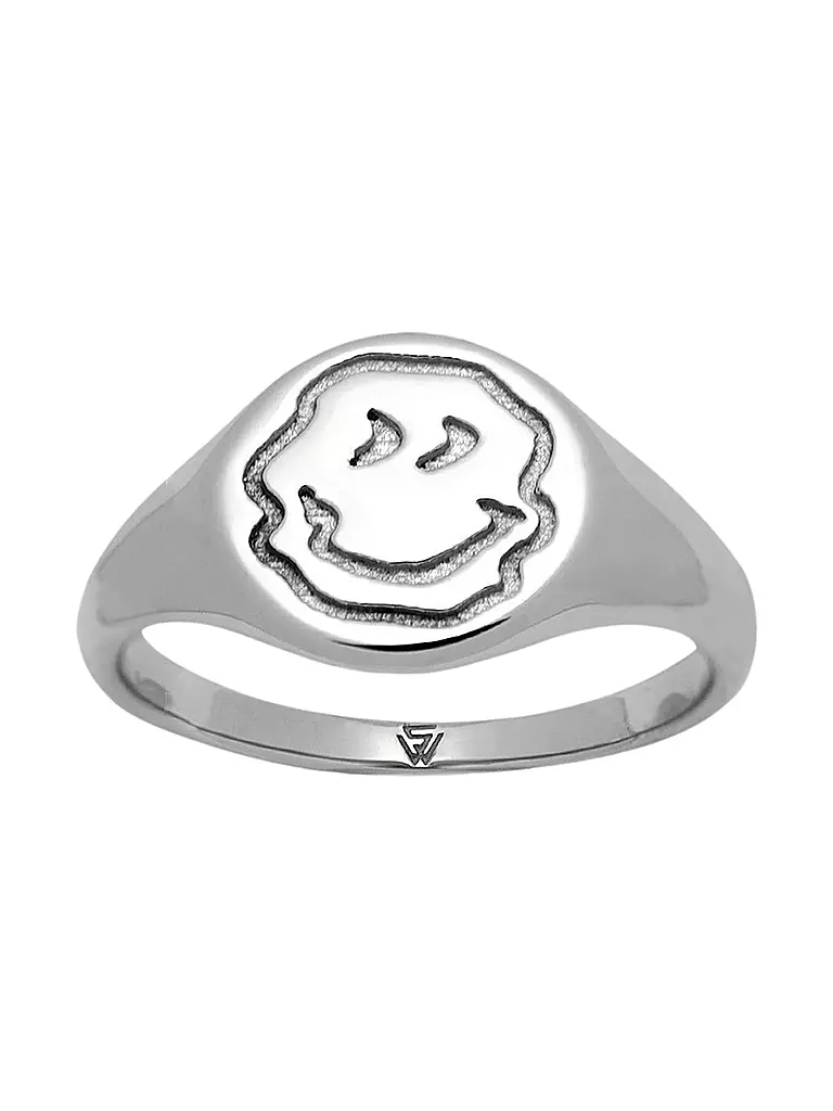 WARPEDSENSE | Ring WARPED® SMILEY | silber