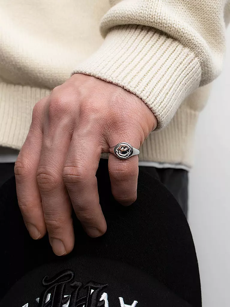 WARPEDSENSE | Ring WARPED® SMILEY | silber