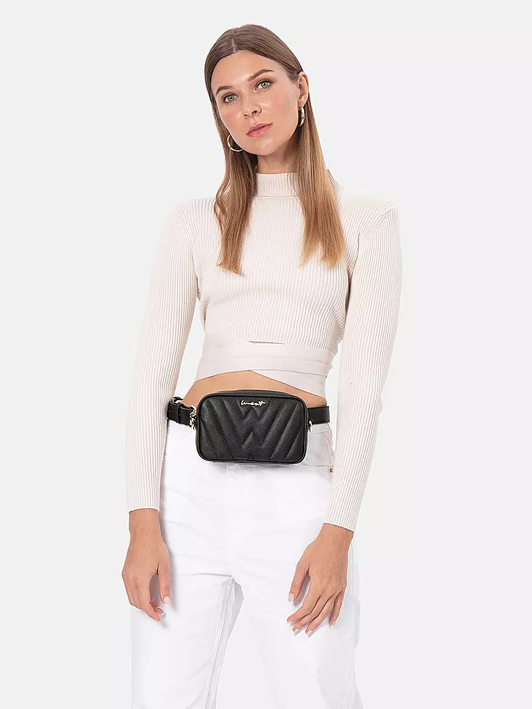 WEAT | Ledertasche - Gürteltasche | weiss