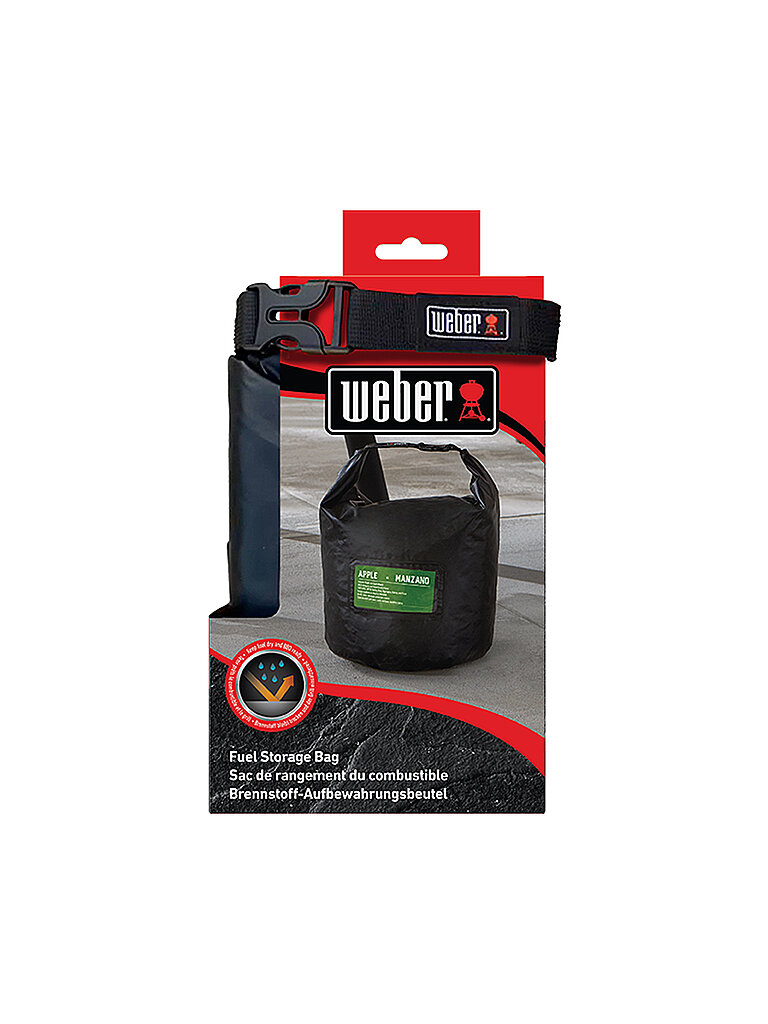 WEBER GRILL Brennstoff Aufbewahrungsbeutel  7007 schwarz – WEBER GRILL