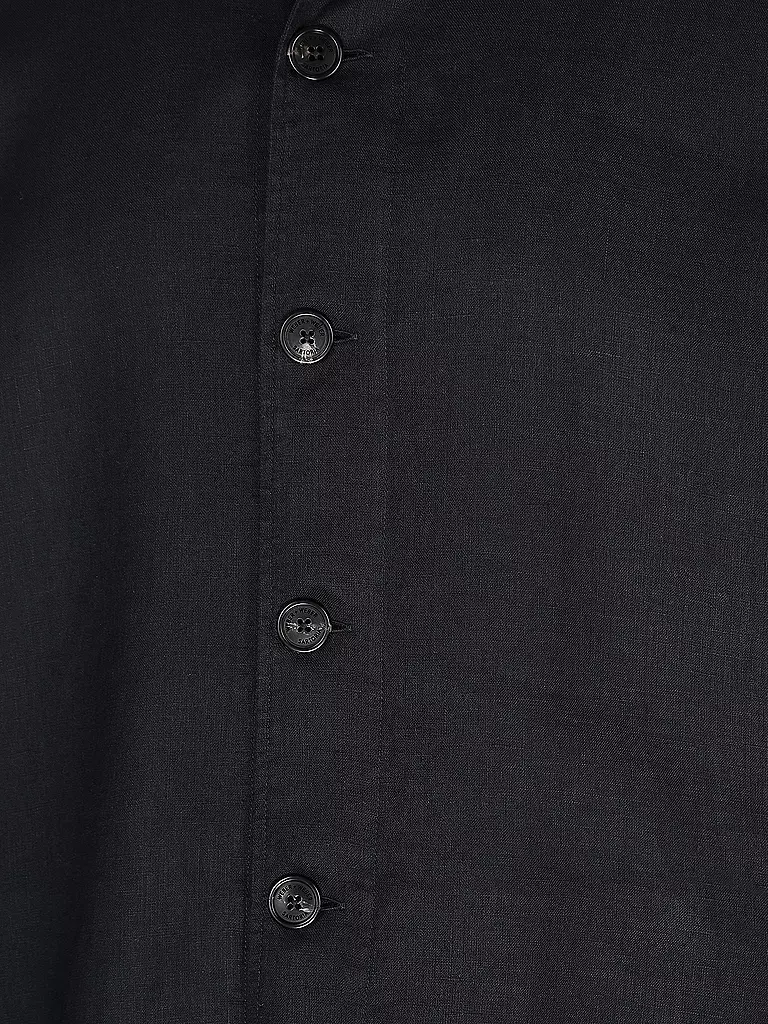 WEBER&WEBER SARTORIA | Leinen Overshirt | blau