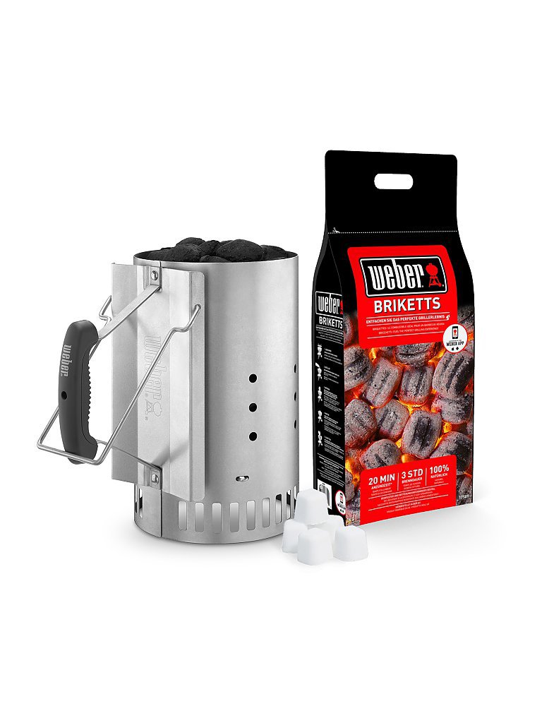 WEBER GRILL Anzünd-Set 3-tlg. silber