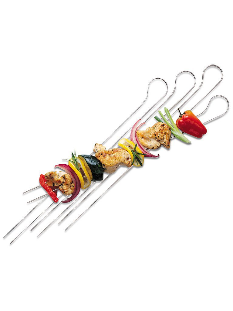 WEBER GRILL Doppelspieße 8 Stk. silber