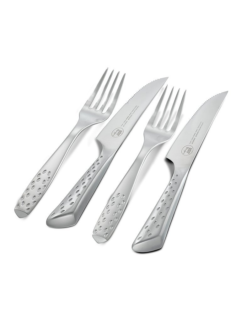 WEBER GRILL Deluxe Steakmesser-Set 4-tlg.  silber