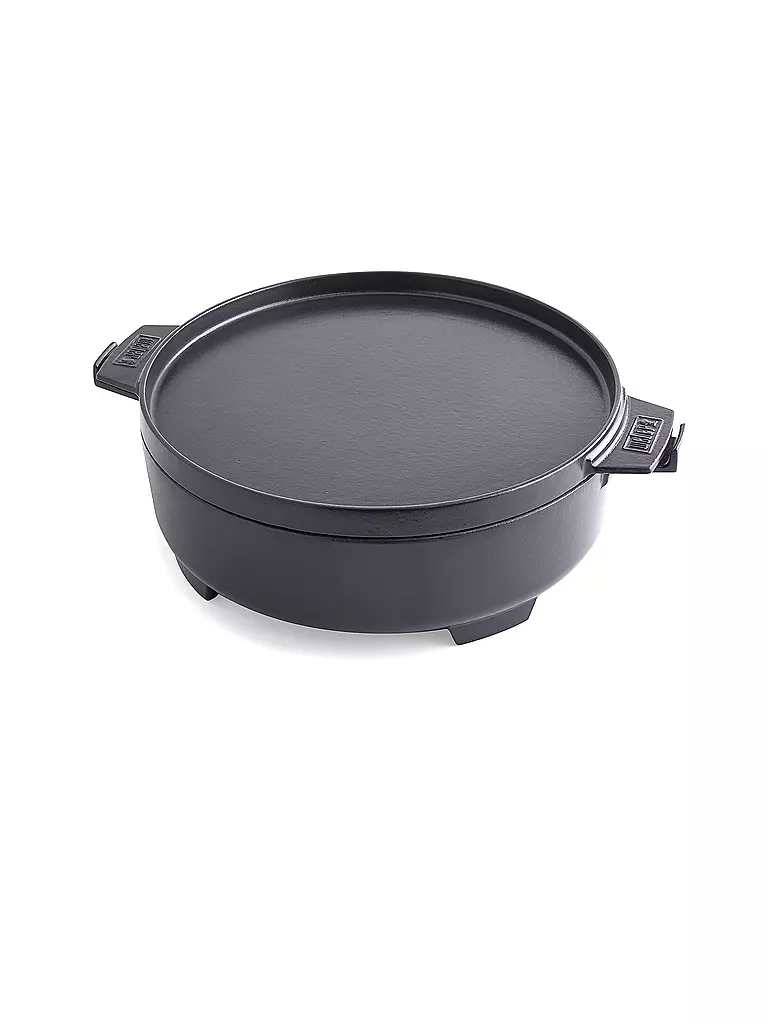 WEBER GRILL | 2 in 1 Dutch Oven - Pfanne 8857 | schwarz