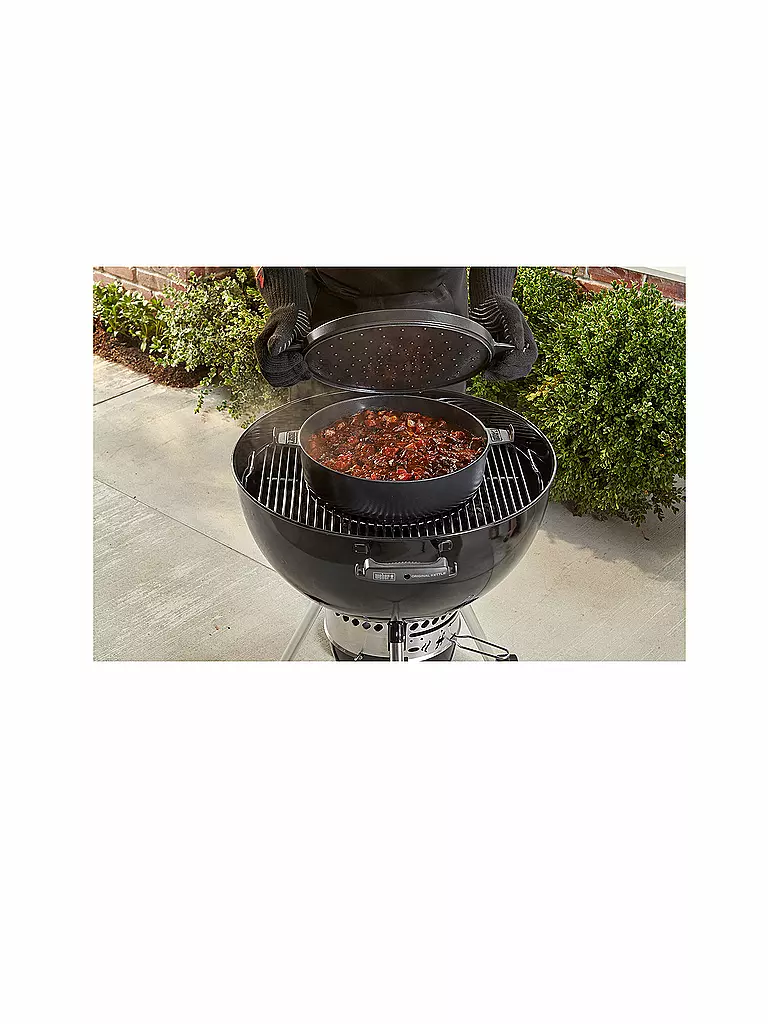 WEBER GRILL | 2 in 1 Dutch Oven - Pfanne 8857 | schwarz