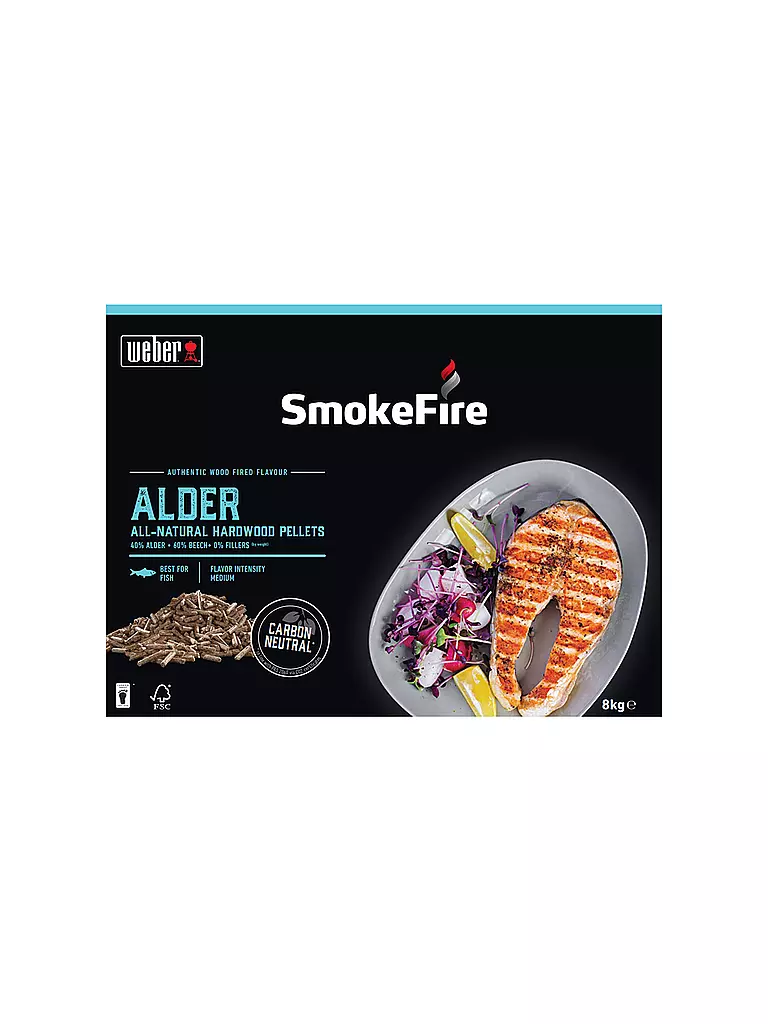WEBER GRILL | Smokefire Holzpellets 8kg Erlenholz | braun