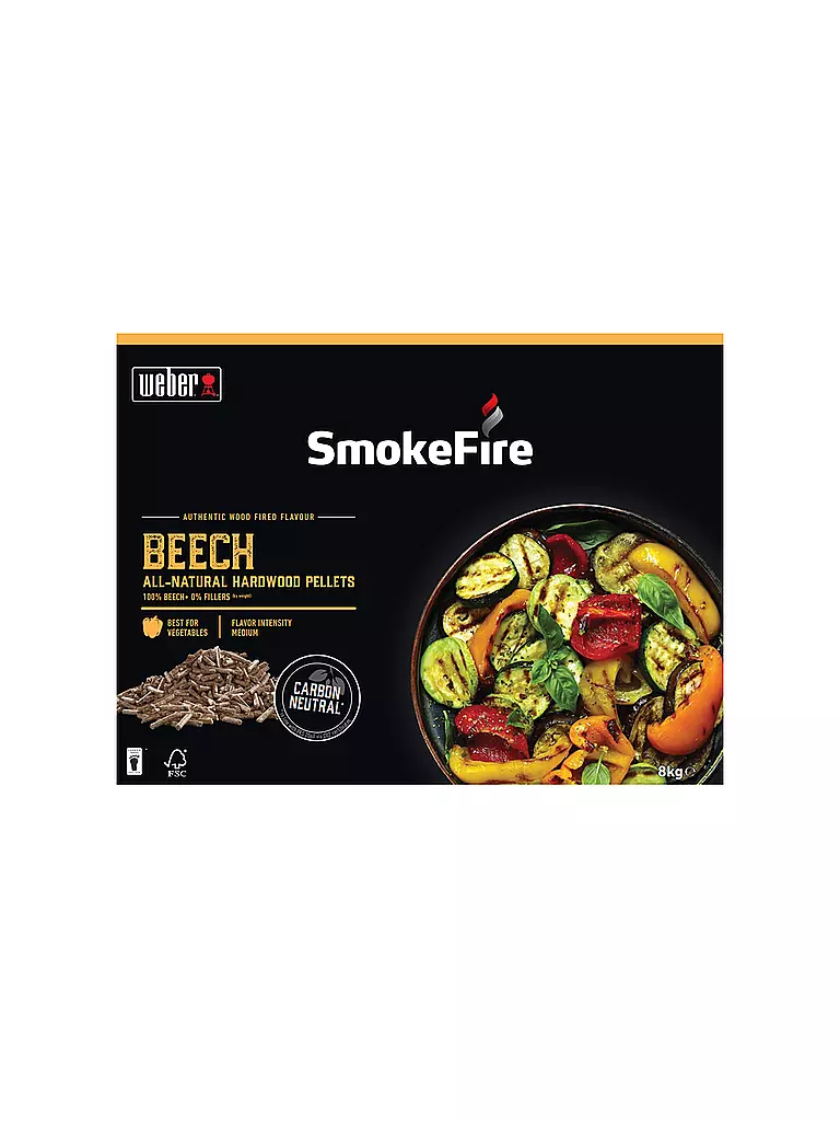 WEBER GRILL | Smokefire Holzpellets 9kg Buchenholz | braun