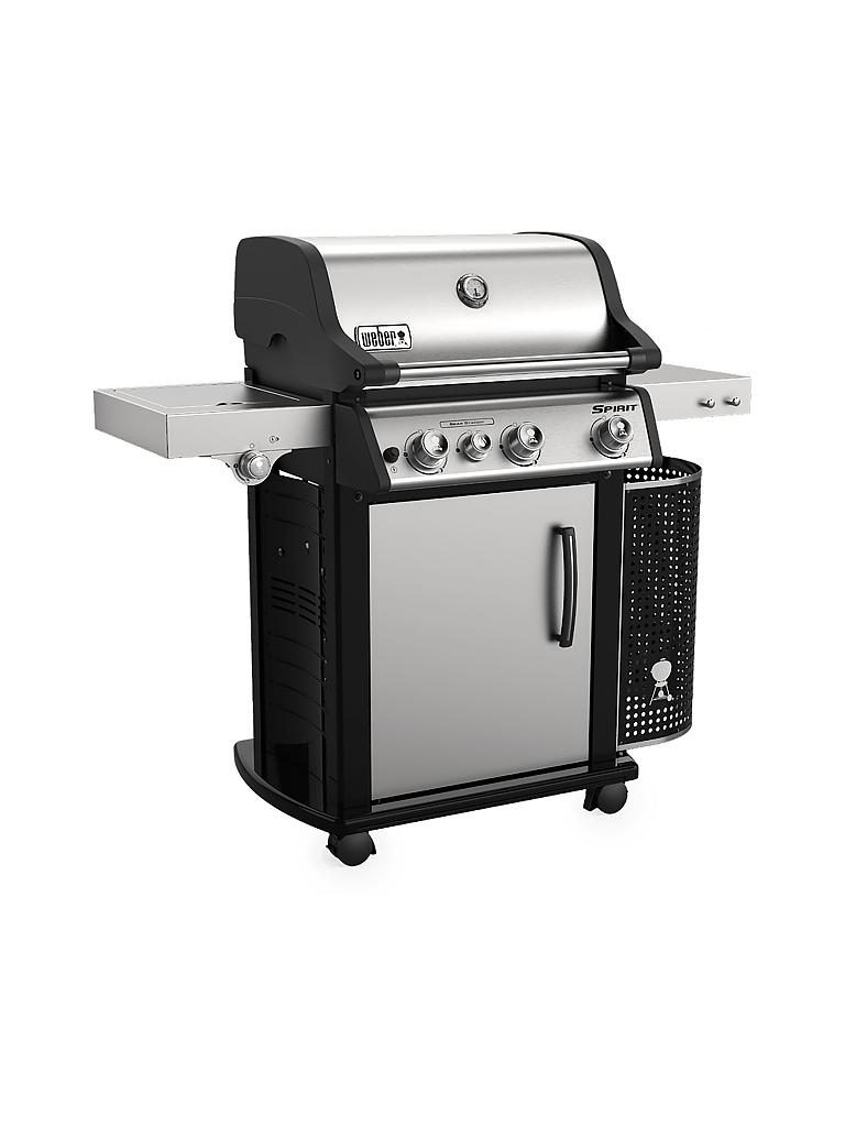 WEBER GRILL | Spirit Premium EP-335 GBS Gasgrill (Schwarz Edelstahl)) | silber