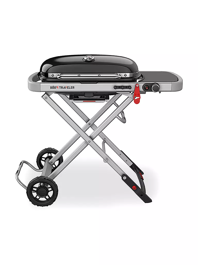 Tilsyneladende Bemærk venligst Sprede WEBER GRILL Traveler Gasgrill 9010079 schwarz