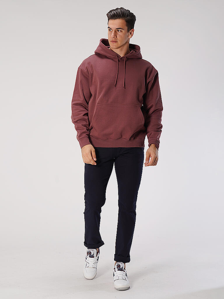 WEEKDAY | Kapuzensweater - Hoodie Oversized Fit | dunkelrot