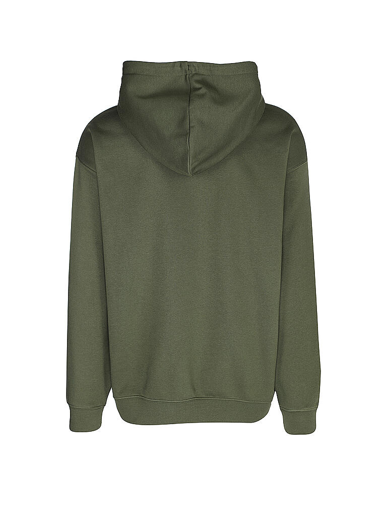 WEEKDAY | Kapuzensweater - Hoodie Oversized Fit | dunkelgrün