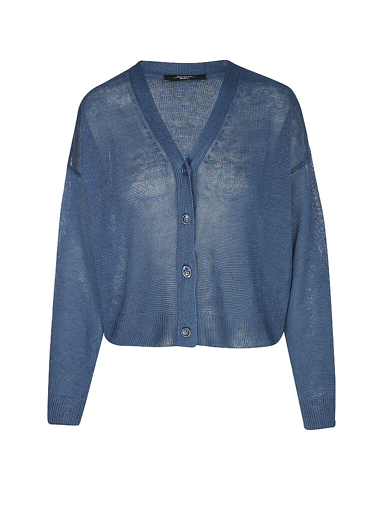 WEEKEND MAX MARA Leinencardigan DANIELA blau | S