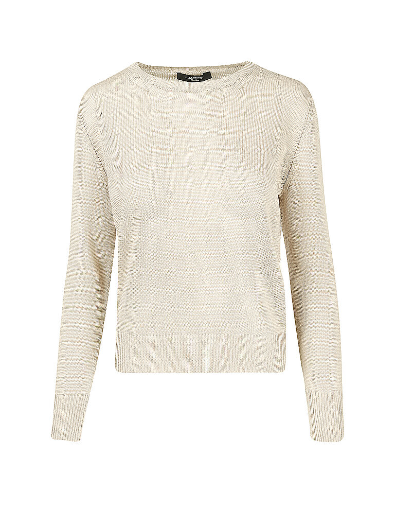 WEEKEND MAX MARA Leinen Pullover Teiera beige | M