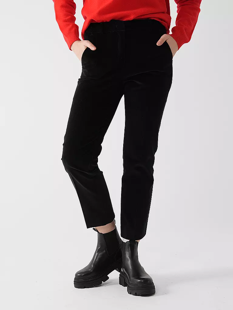 WEEKEND MAX MARA | Cordhose 7/8 MARRUCA | schwarz