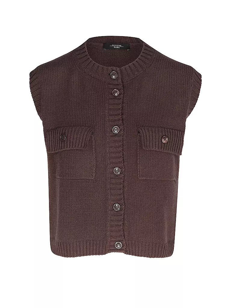 WEEKEND MAX MARA | Gilet CAPRARA | braun