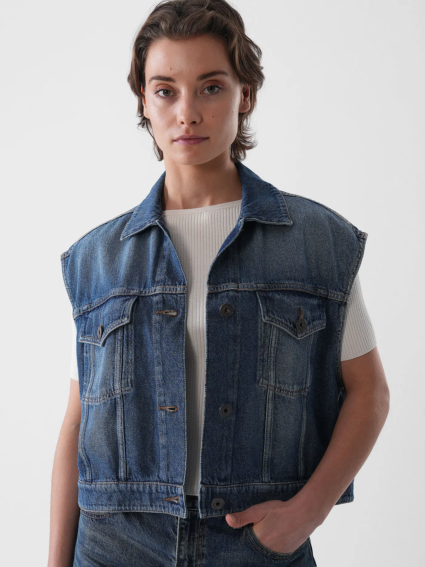 WEEKEND MAX MARA | Gilet MAPPA | dunkelblau