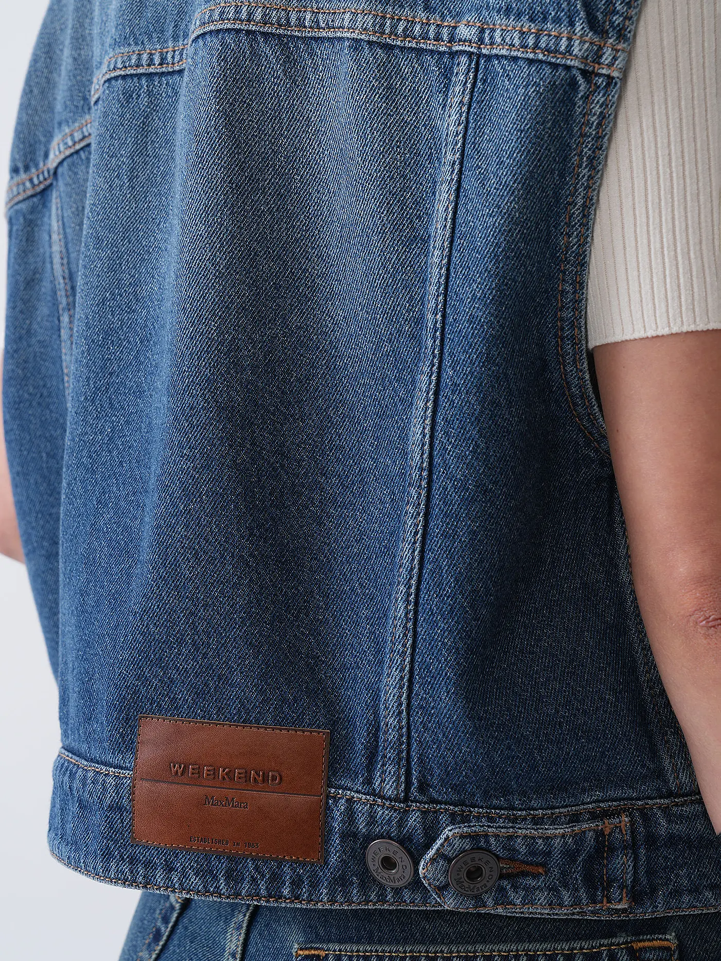 WEEKEND MAX MARA | Gilet MAPPA | dunkelblau
