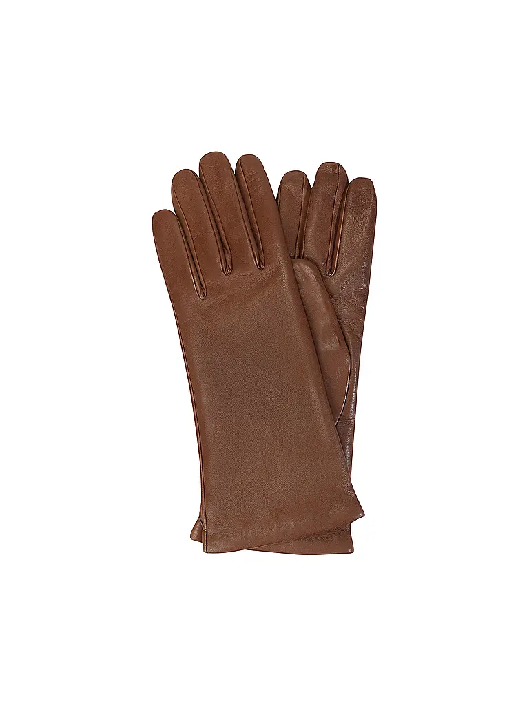 WEEKEND MAX MARA | Lederhandschuhe SENAPESHORT | braun