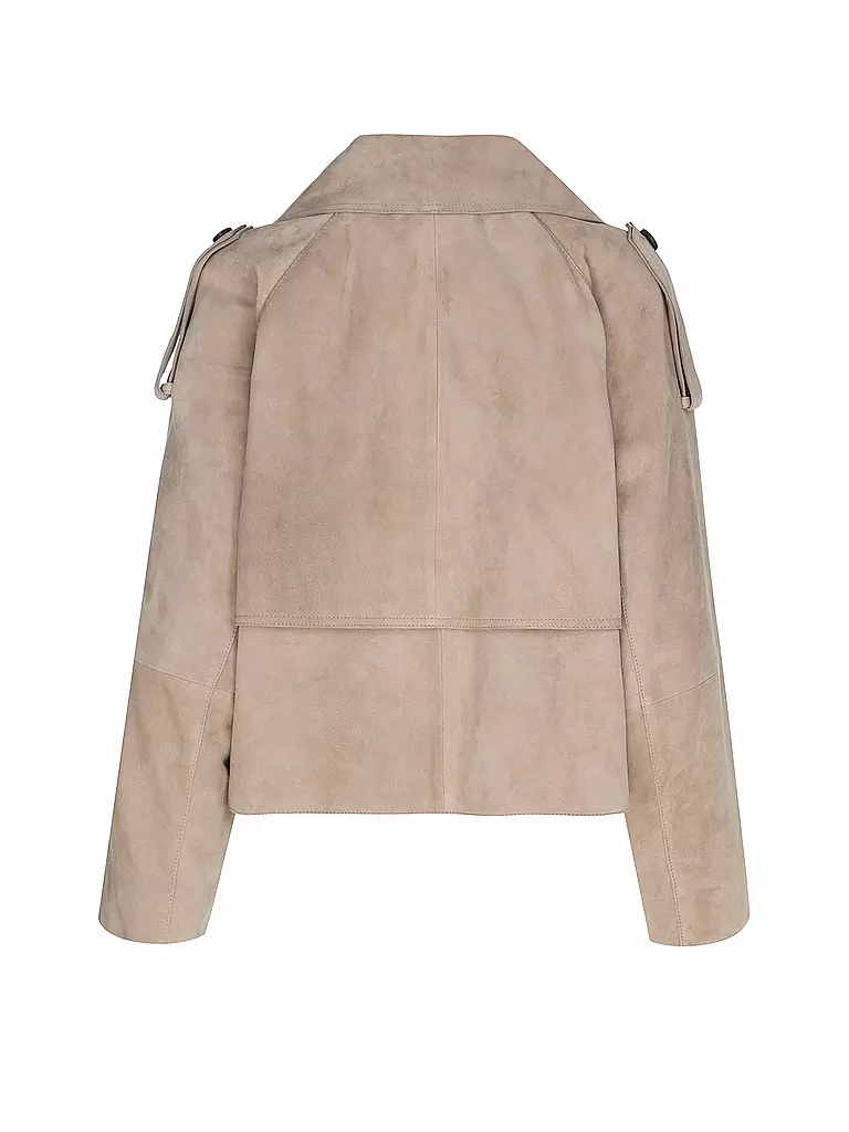 WEEKEND MAX MARA | Lederjacke MAGA | hellbraun