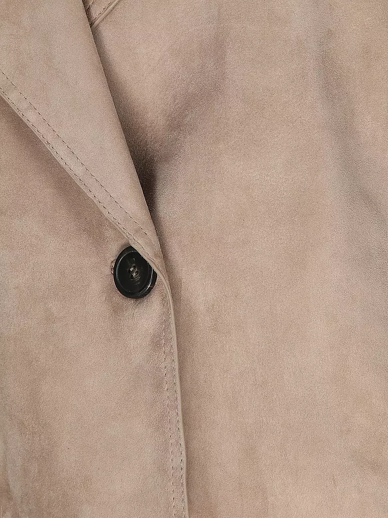 WEEKEND MAX MARA | Lederjacke MAGA | hellbraun