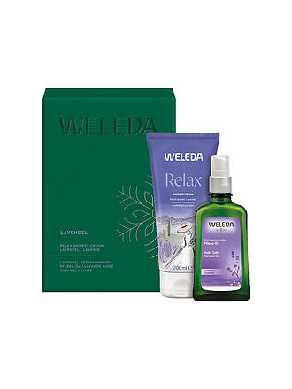 WELEDA | Relax Geschenkset Lavendel Relax Geschenkset Lavendel Relax Geschenkset Lavendel Relax Geschenkset Lavendel 200ml / 100ml