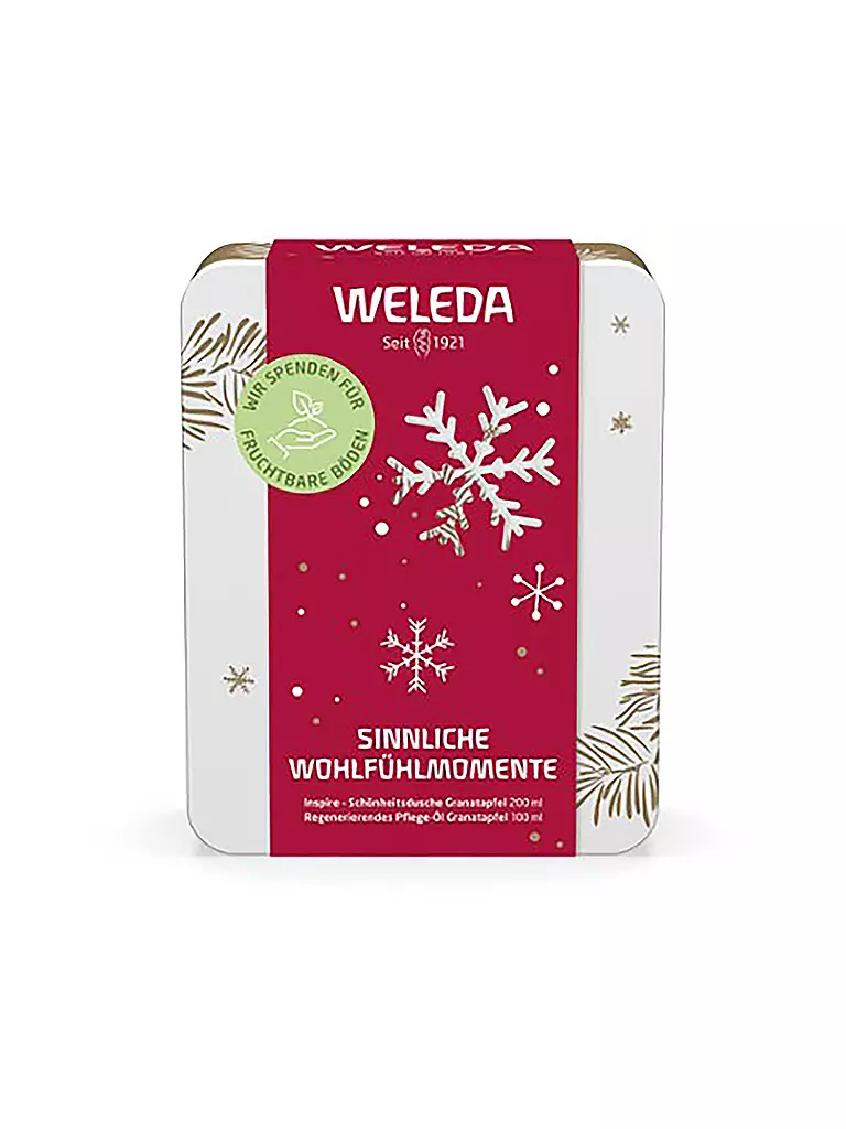 WELEDA | Geschenkset - Sinnliche Wohlfühlmomente 200ml / 100ml | keine Farbe
