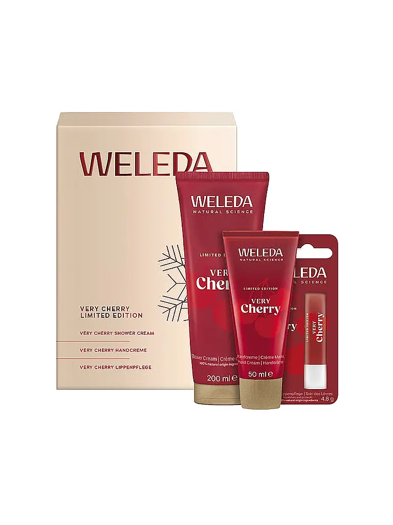 WELEDA | Geschenkset Limited Edition Very Cherry 200ml / 50ml / 4,8g | keine Farbe
