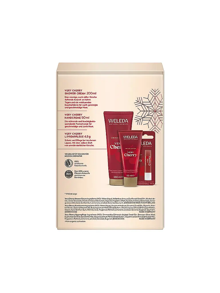 WELEDA | Geschenkset Limited Edition Very Cherry 200ml / 50ml / 4,8g | keine Farbe