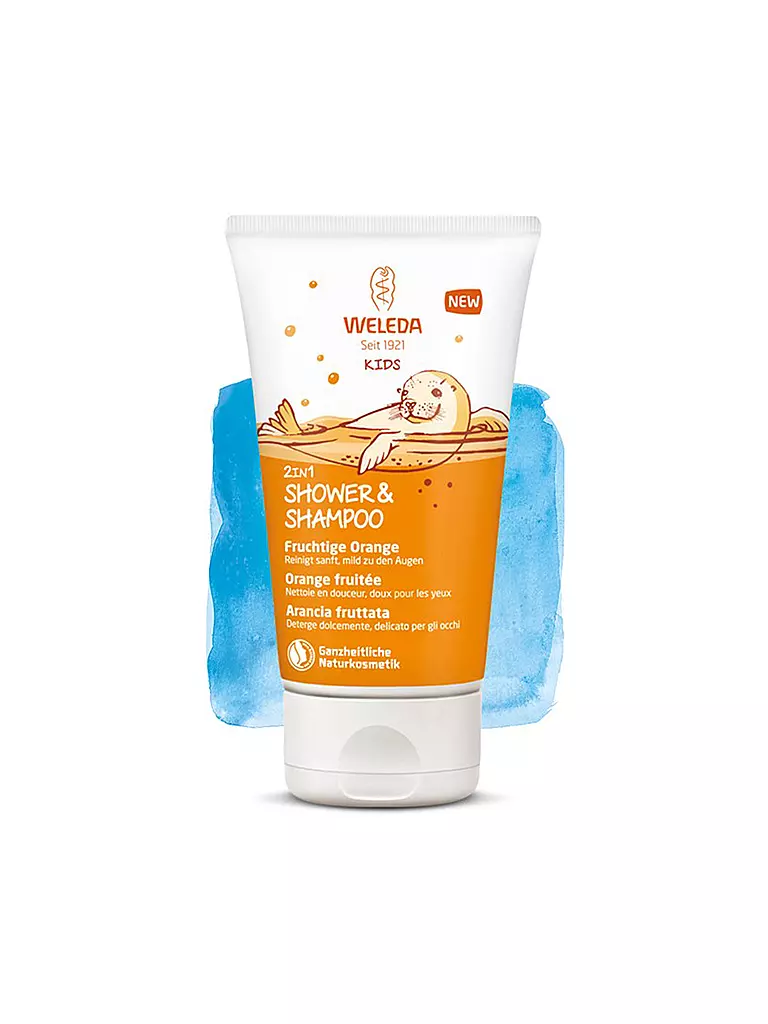 WELEDA | Kids 2in1 Shower & Shampoo "Fruchtige Orange" 150ml | keine Farbe