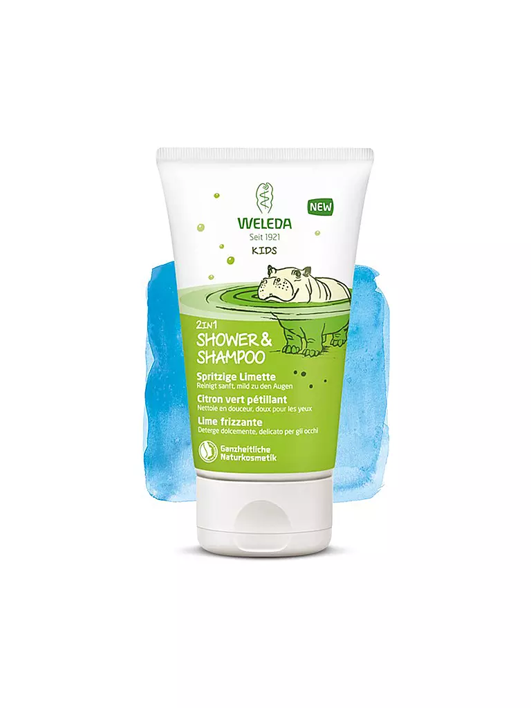 WELEDA | Kids 2in1 Shower & Shampoo "Spritzige Limette" 150ml | keine Farbe