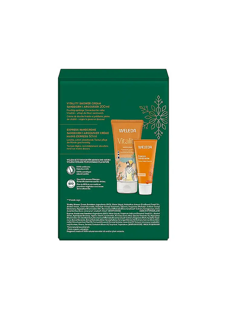 WELEDA | Vitality Geschenkset Sanddorn 200ml / 50ml | keine Farbe