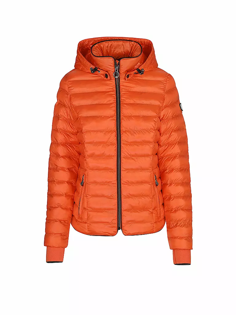 WELLENSTEYN | Leichtsteppjacke ITALY HOOD  | orange