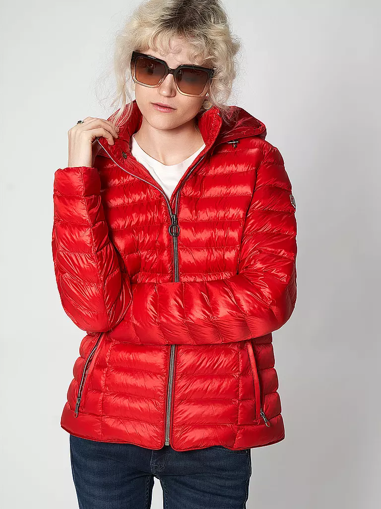 WELLENSTEYN | Leichtsteppjacke ITALY HOOD  | rot