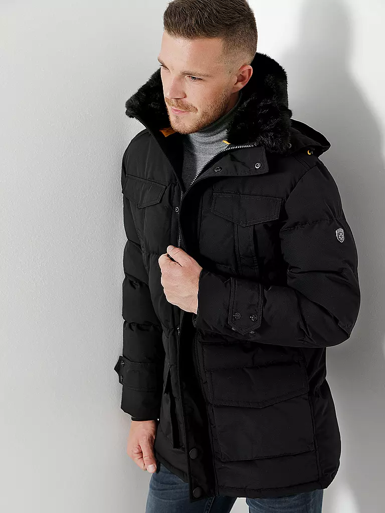 WELLENSTEYN | Parka SEAMASTER | schwarz