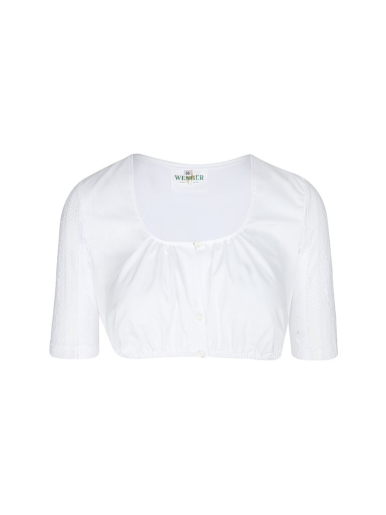 WENGER Dirndlbluse INDIA weiss | 32