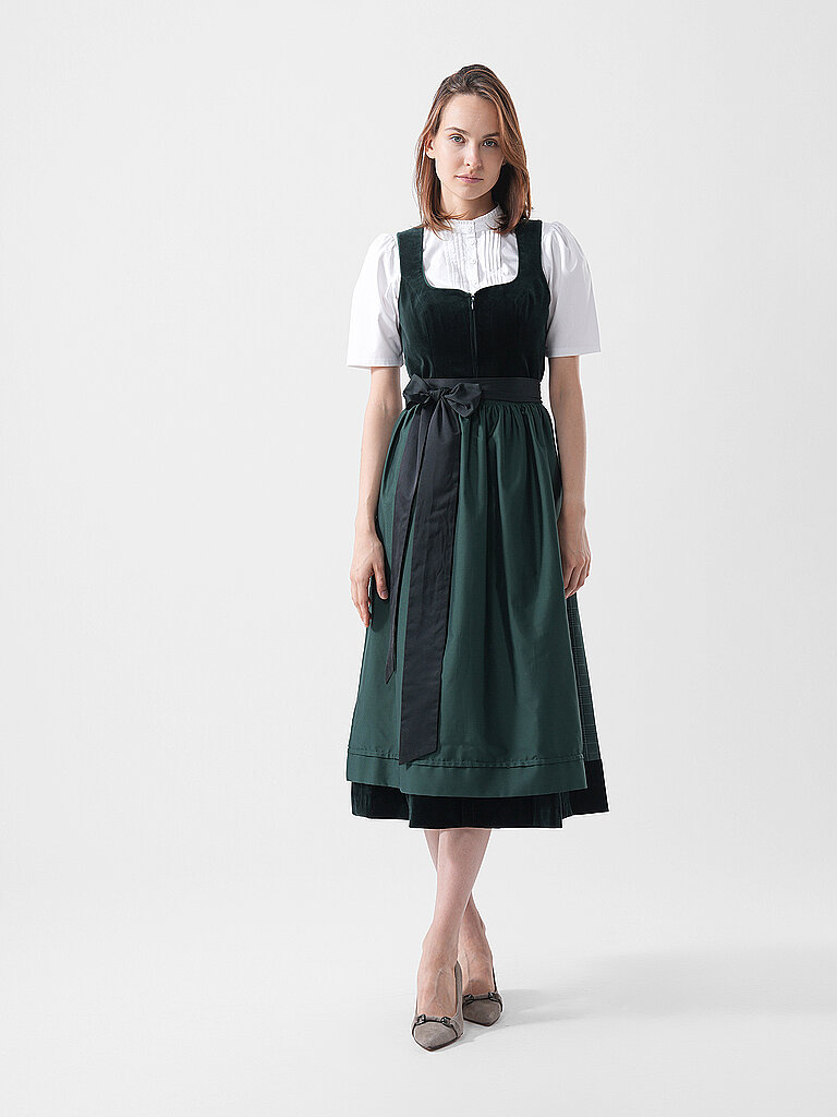 WENGER Dirndl ARIANA 80cm  dunkelgrün | 34