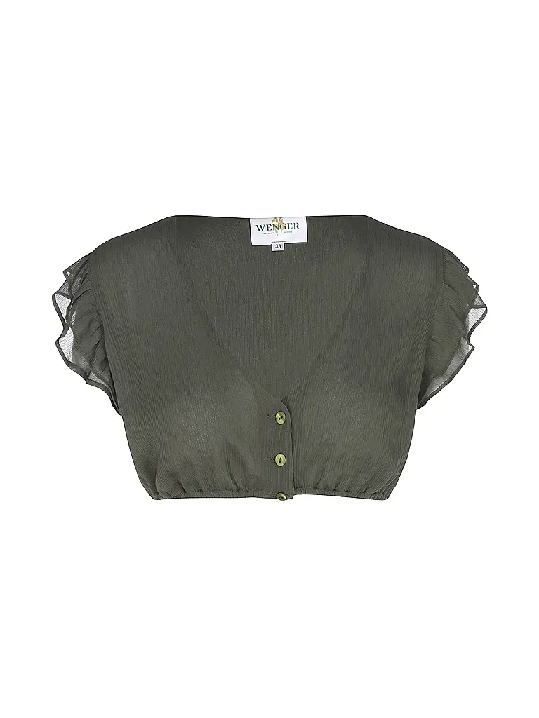 WENGER | Dirndlbluse AMALIA | olive