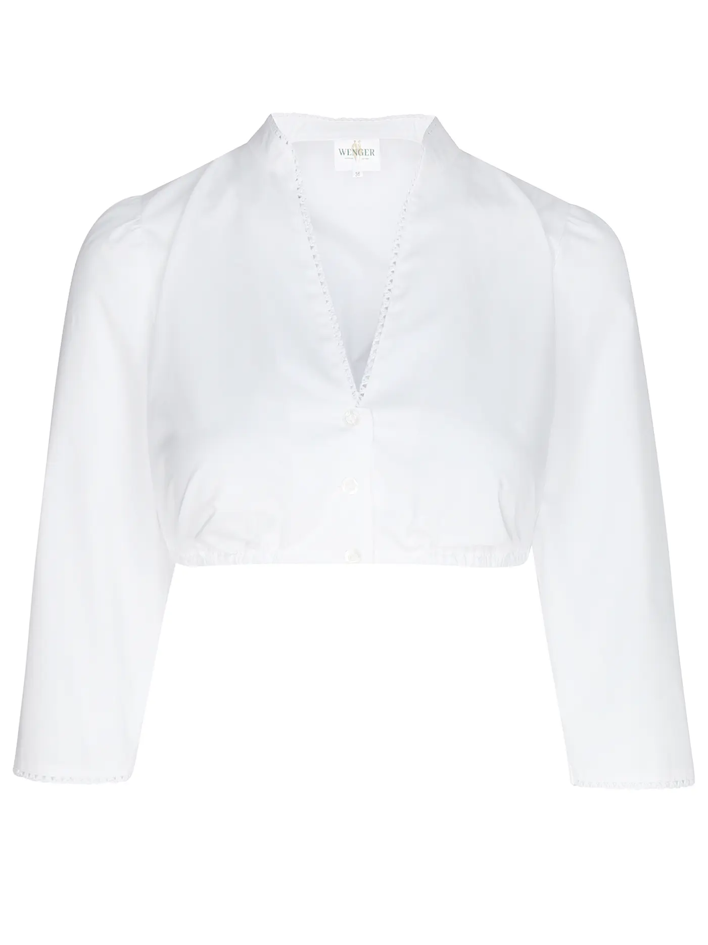 WENGER | Dirndlbluse BABSI | weiss