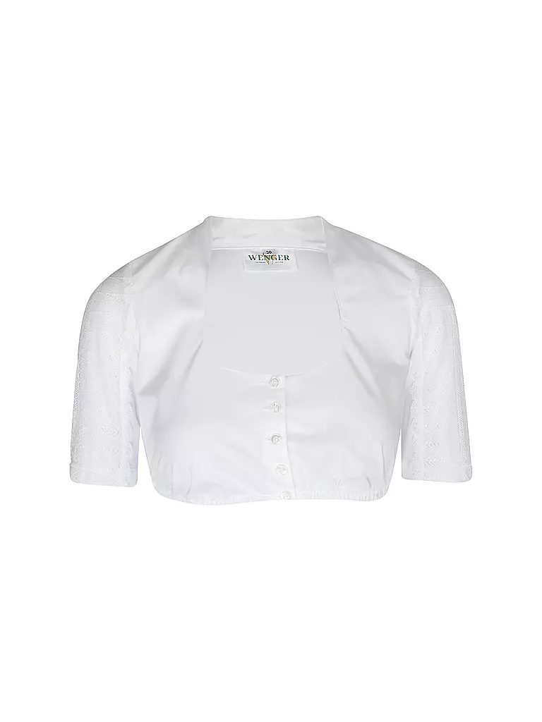 WENGER | Dirndlbluse FLORENTINE | weiss