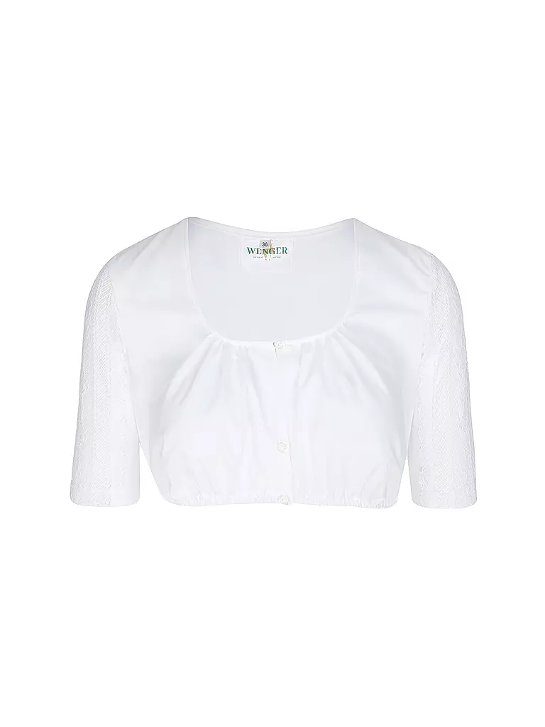 WENGER | Dirndlbluse INDIA | weiss