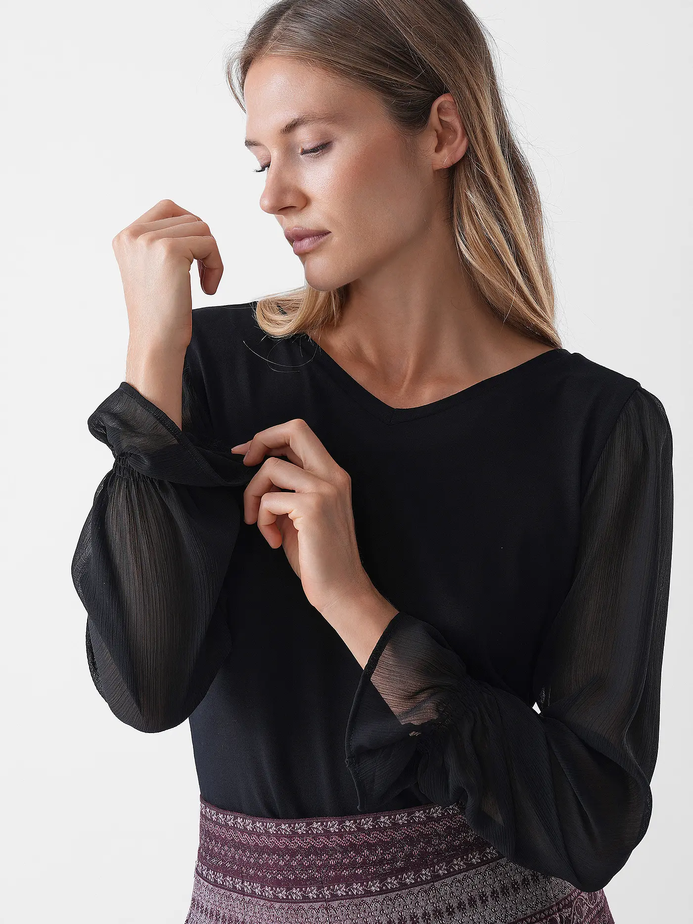 WENGER | Trachtenshirt FULDA | schwarz