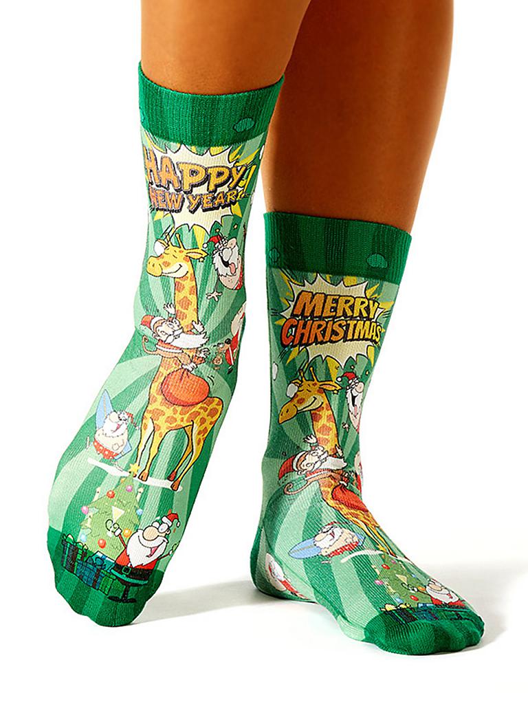 WIGGLESTEPS | Socken "Crazy Santa" | 