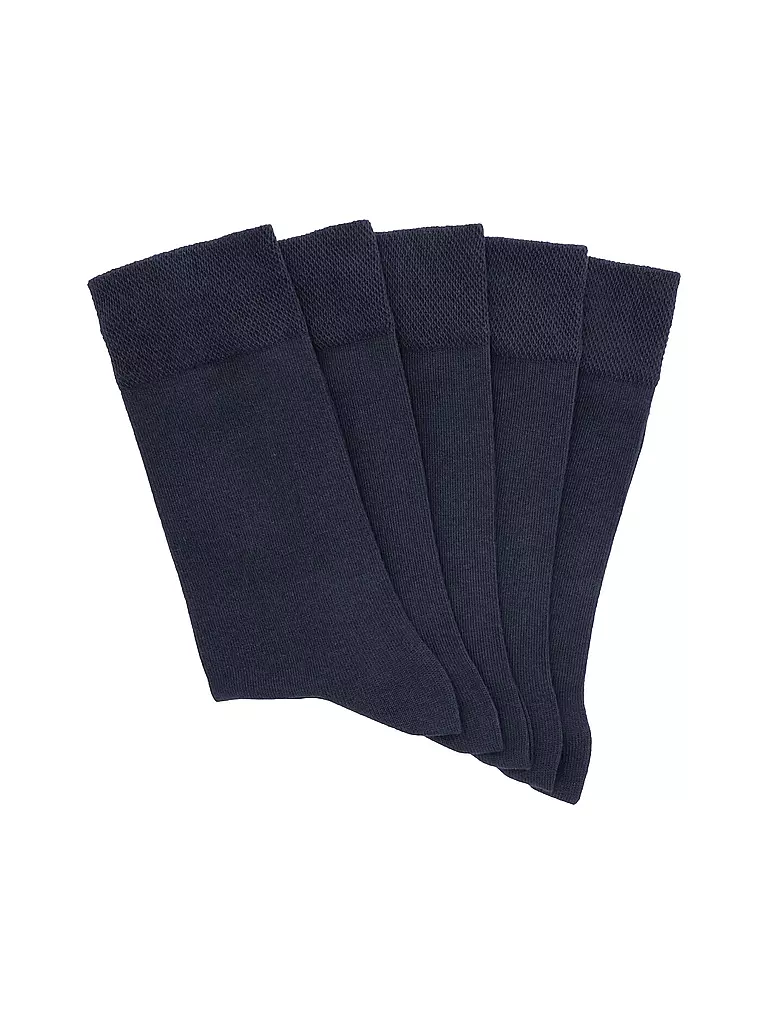 WILOX | Socken 5er Pkg dunkelblau | grau