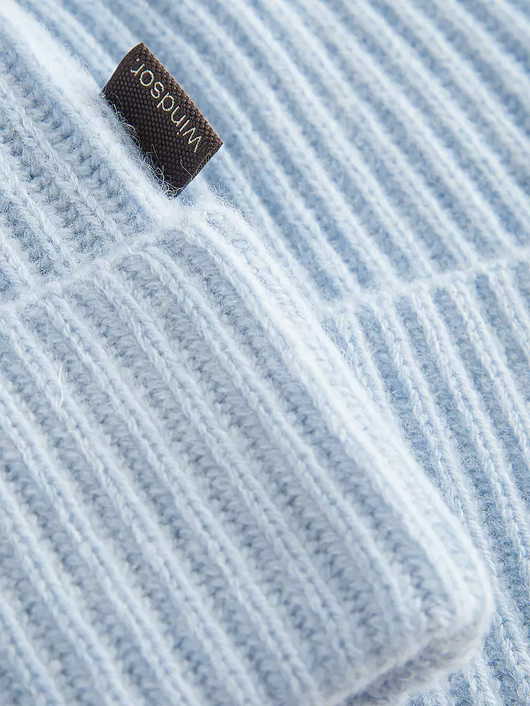 WINDSOR | Kaschmir Mütze - Haube | grün