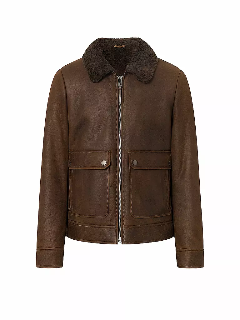 WINDSOR | Lederjacke | braun