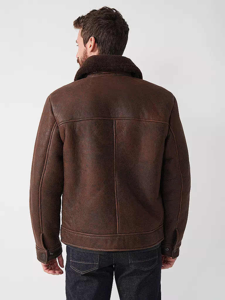 WINDSOR | Lederjacke | braun