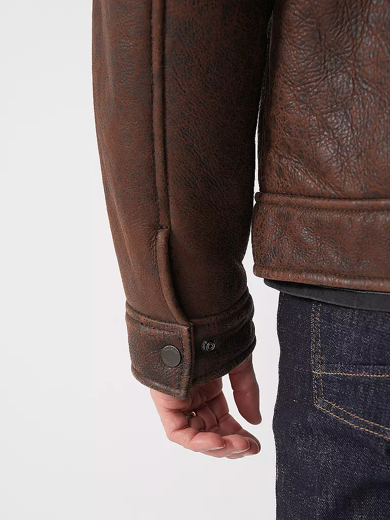 WINDSOR | Lederjacke | braun