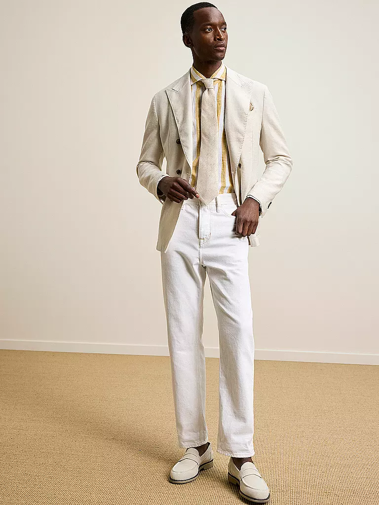 WINDSOR | Leinenhemd Regular Fit | braun