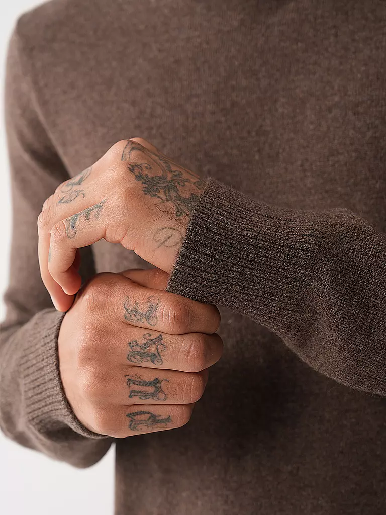 WINDSOR | Rollkragenpullover | braun